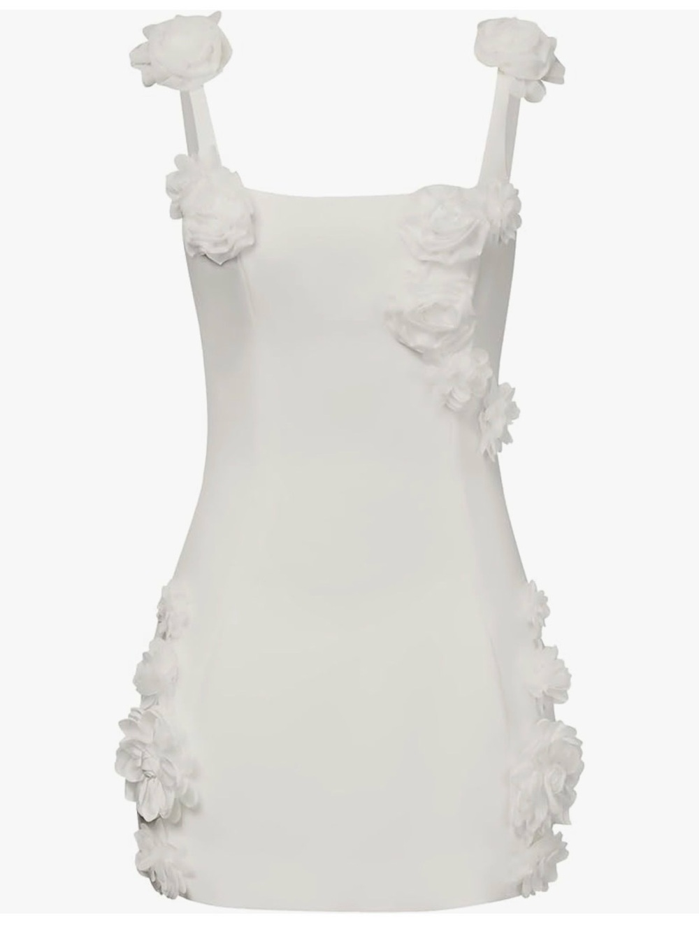 NWT JW PEI WOMEN'S ELAINA ROSETTE APPLIQUE MINI DRESS- SIZE 6 - Picture 4 of 7